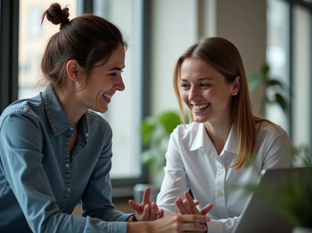 mentor with junior manager